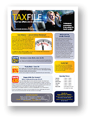 Taxfile's Autumn Newsletter 2015